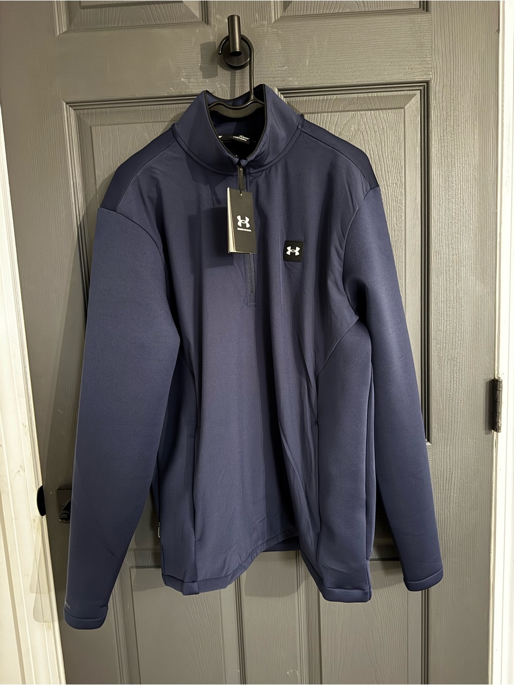 NWT Under Armour Drive Pro Storm Hyb HZ Navy Large